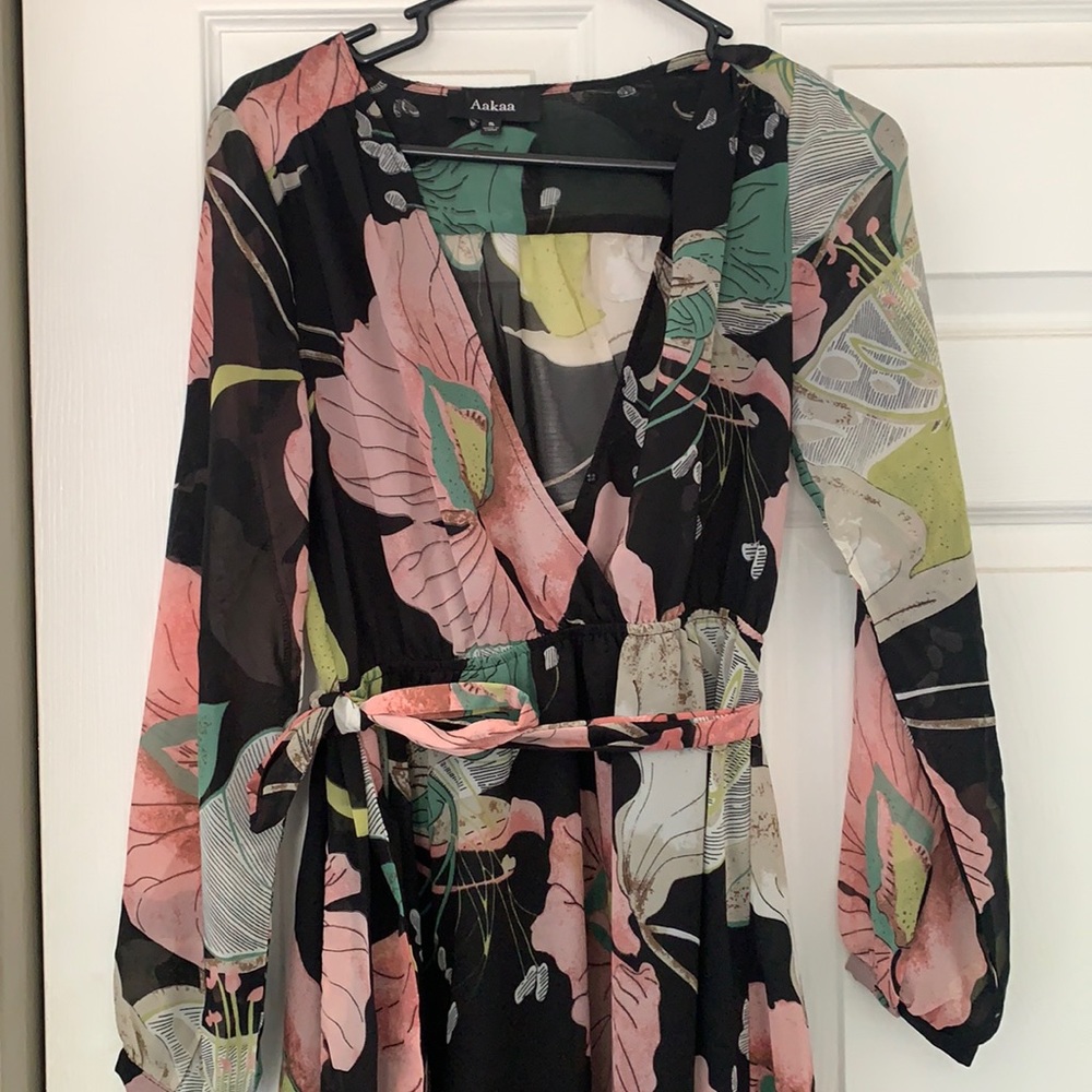 Floral long maxi dress
